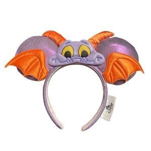 Women’s Disney Purple and Orange Figment Minnie Ears Headband - NWOT